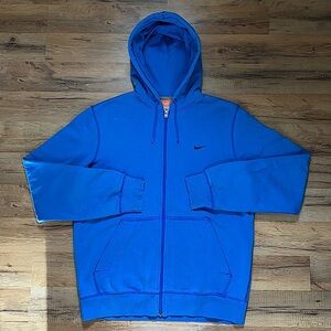 Y2K Nike solo swoosh zip up hoodie